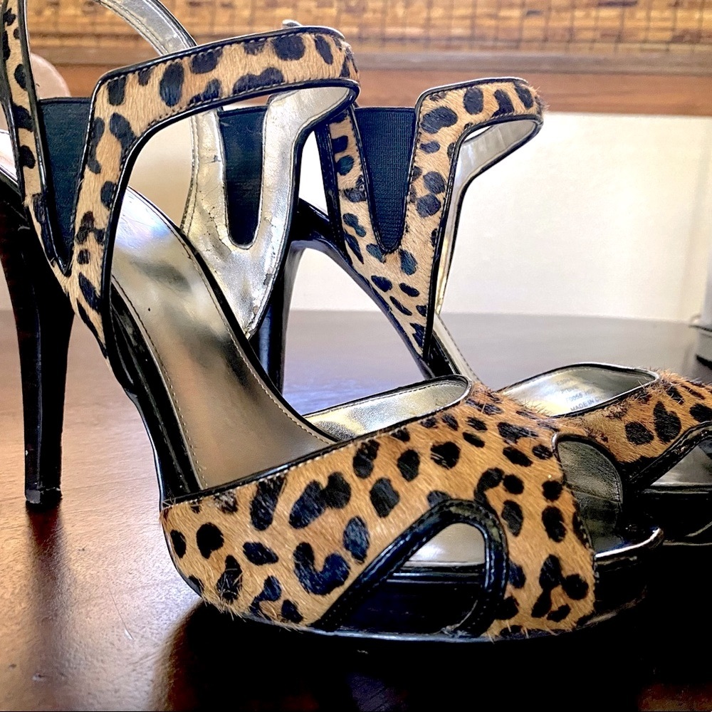 Calvin Klein Leopard Stilettos Size 9